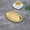 Gold, variant on SANQIAHOME 10.9x6.7 Inch Thick Stainless Steel Dinner Plate 2-Piece Set, Egg-Shaped Appetizer Plate,Silver