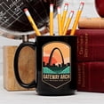 thumbnail image 2 of Gateway National Park Gift Idea For Adventurous Friends, Family, and Coworkers Black 15oz Ceramic Mug, 2 of 5