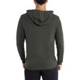 thumbnail image 2 of X RAY JEANS Mens Basic Hooded Sweater, Olive, L, 2 of 10