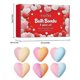 thumbnail image 5 of Heart-shaped Bath Bombs Gift Set Handmade Natural Bath Bomb for Women Floating Bubble with Pure Essential Oil for Self Care & SPA Relaxation, Birthday, 5 of 5