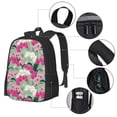 thumbnail image 2 of Balery Orchids Flowers Mochila para hombre y mujer - Tela Oxford 600D resistente - Gran capacidad, resistente al agua, ideal para la escuela, viajes y senderismo, 2 of 6