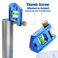 thumbnail image 4 of Nivel de flexión de conductos WORKPRO, aleación de aluminio azul cobalto, 4 of 6