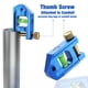 thumbnail image 4 of Nivel de flexión de conductos WORKPRO, aleación de aluminio azul cobalto, 4 of 6