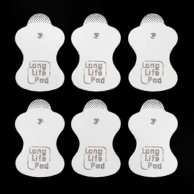 12-Pack Electrode Pads for Muscle Massagers, Long-Lasting Replacement Pads Compatible with Omron Devices