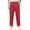 Red, variant on LEKWK Boys Uniform Pants Chino Pants Pull-On Elastic Waist Straight Leg Trousers with Pockets Kids Twill Pants 5-15Y Back to School Clothes