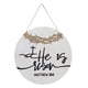 thumbnail image 1 of Letrero de puerta Happy Easter He Is Risen, licencia colgante, letrero de pared religioso, de Pascua de para adornos de pared de ventana de 30 centimetros Sunnimix cartel de madera de pascua, 1 of 8