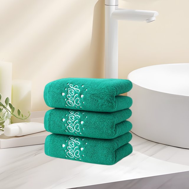 Juego de toallas de baño | Envoltura de secado rápido absorbente de algodón | Toallas verdes de lujo de alta gama para hombres y mujeres | Material suave y transpirable | Artesanía duradera y de