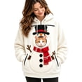 thumbnail image 3 of Aihuaihua Christmas Pet Pouch Hoodie, Cat Pouch Hoodie Unisex Christmas Sweatshirt Oversized Dog Cat Holder Carrier Front Large Pouch Pullover Top Christmas Gift for Women Men, 3 of 7