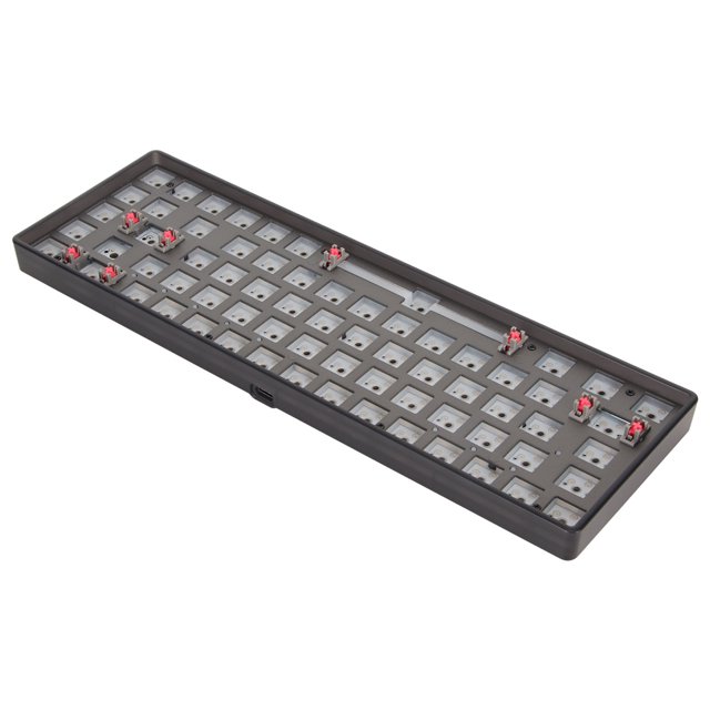 65% Kit De Teclado Mecánico Con Junta Intercambiable En Caliente, 2,4G BT5.0 USB C Teclado Personalizado Para Juegos Reemplazo DIY, Alta Dureza Y Bajo Ruido