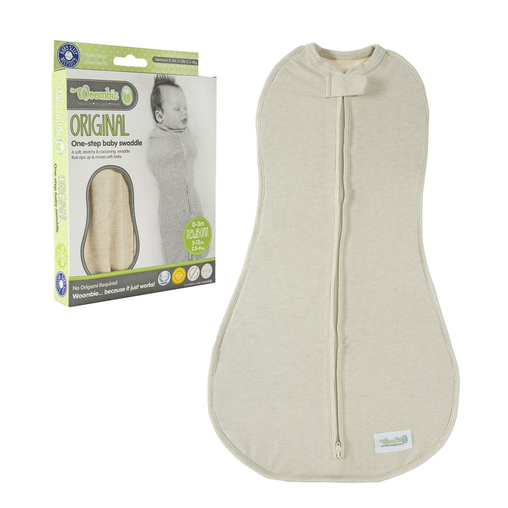 Woombie Original OneStep Baby Swaddle Easy to Use Natural Approach