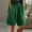 Green, variant on Royisotas Wide Leg Shorts for Women 2025 Summer Casual Cotton Linen High Waist Bermuda Shorts Loose Solid Color Plus Size Shorts for Women