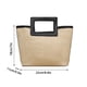 thumbnail image 3 of Bolso tote de paja tejido de gran capacidad | Bolso de mano con asa cuadrada tejida | Bolso multiusos para la playa, viajes, compras y uso diario, 3 of 6