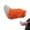 Orange, variant on Wagging Tail for Car, Voice & Vibration Wagging, USB Rechargeable Plush Moving Ornament