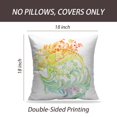 thumbnail image 2 of LALILO Throw Pillow Covers Floral Paisley Trendy Watercolour Cushion Cover 18" x 18", 2 Pack, 2 of 6