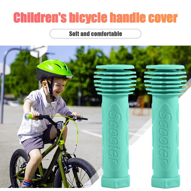 1 par de accesorios para guantes de manillar empuñadura de goma para niños ciclismo