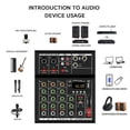 thumbnail image 3 of GAX-A4 Professional Portable Digital Dj Console with USB Mixer White, 3 of 5