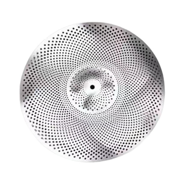Platillos amortiguadores, platillos silenciosos, accesorios para batería, platillos de práctica para bateristas, 18 pulgadas