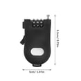 thumbnail image 2 of SHISUYAN Snowboard Lock Anti-theft Lock Plastic Ski Board Safety Lock Snowboard Lock for Outdoor Use, 2 of 9