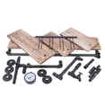 thumbnail image 3 of 4 Layers Industrial Wine Rack Wall Mounted Metal Floating Bar Shelves, 3 of 10