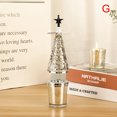 thumbnail image 3 of CAROOTU Christmas Mood Heat-Powered Spinning Candleholder Metal Rotating Light for Home, 3 of 6