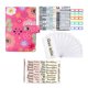 thumbnail image 1 of de carpeta de presupuesto A6, sistema de sobres de efectivo con 12 bolsillos de carpeta A6, carpeta de cuaderno PU para Rosado Soledad cuaderno de facturas, 1 of 9