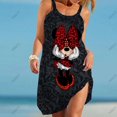 thumbnail image 3 of Vestido de verano de Disney para mujer, ropa de mujer de talla grande, vestido de playa para mujer, vestido de verano de Mickey Mouse para mujer, 3 of 5