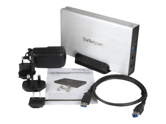Startech Com 3 5in Silver Aluminum Usb 3 0 External Sata Iii Ssd Hdd Enclosure With Uasp Portable Usb 3 3 5 Sata Hard Drive Enclosure S3510smu33 Storage Enclosure 3 5 Sata Startech Com 3 5in Silver Aluminum Usb 3 0 External Sata Iii Ssd Hdd Enclosure With Uasp Portable Usb 3 3 5 Sata Hard Drive Enclosure S3510smu33 Storage Enclosure 3 5 Sata