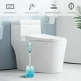 thumbnail image 4 of FONMY Toilet Brush and Holder – Acrylic Bowl Cleaner with Natural Seashell Design, Compact Drip-Proof Set for Bathroom Storage and Deep Cleaning, 4 of 8