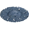 thumbnail image 3 of Ekena Millwork 14 5/8"OD x 2 1/4"P Needham Ceiling Medallion (Fits Canopies up to 4 1/4"), Hand-Painted Americana Crackle, 3 of 6