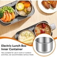 thumbnail image 3 of ERSAN-Electric Lunch Box Inner Container, Stainless Steel Lunch Box Insert Replacement Inner Pot for Most Heated Lunch Boxes, 3 of 4