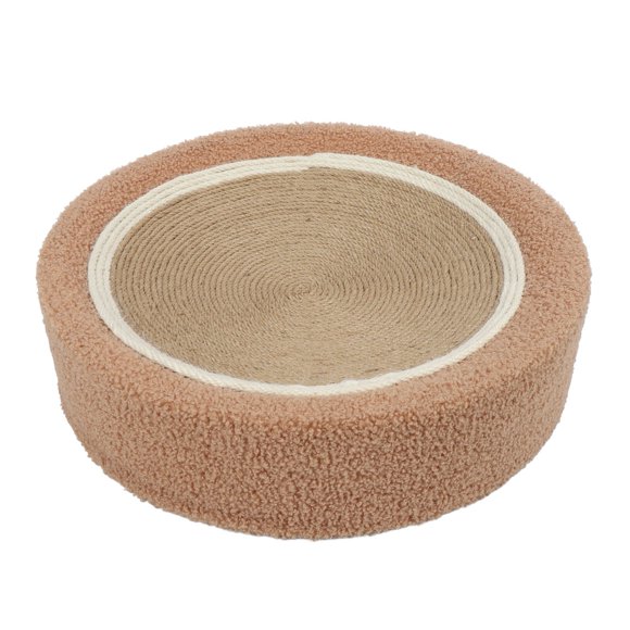 Round Cat Scratcher,Sisal Cat Scratcher Pad for Claw Grinding, Cat Scratching Lounge Bed for Indoor Cats, Keeps Claws , Space Saving Design, Comfortable Sleeping