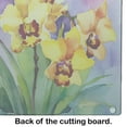 thumbnail image 4 of Orchids in Watercolor Glass Cutting Board Large 12 in x 15 in, 4 of 5