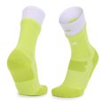 thumbnail image 1 of Generic Performance Mid-Calf Sports Socks with Dual Ribbed Cuff, Breathable Mesh, and Thick Cushion for Running, Cycling, and Basketball - Fluorescent Green, One Size, 1 of 6