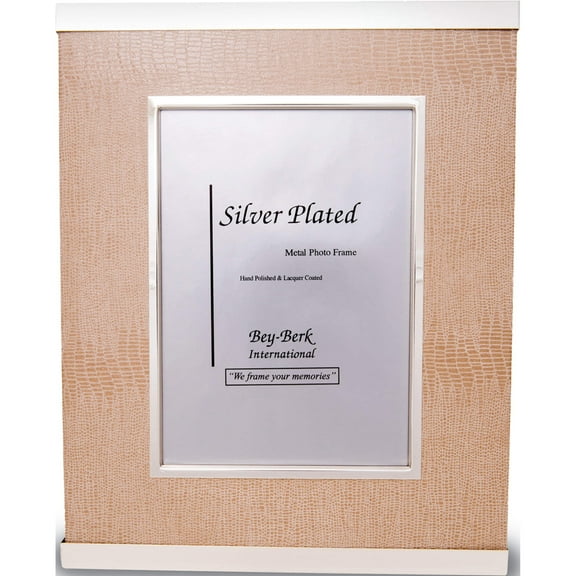 Fashion Silver-Plated With Lizard Design 4X6 Photo Frame (7.25 X 0.75) Made In China gm13406