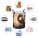 thumbnail image 4 of Balery Sky Sunset Bronze Dragon Cesta de ropa redonda con asas, impermeable, independiente, para ropa, juguetes, dormitorio y familia-Small, 4 of 6