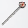 thumbnail image 2 of Valentine's Day Love Vintage Silver Lace-Edged Bookmark: a Gift for Readers and Book Lovers, 2 of 5