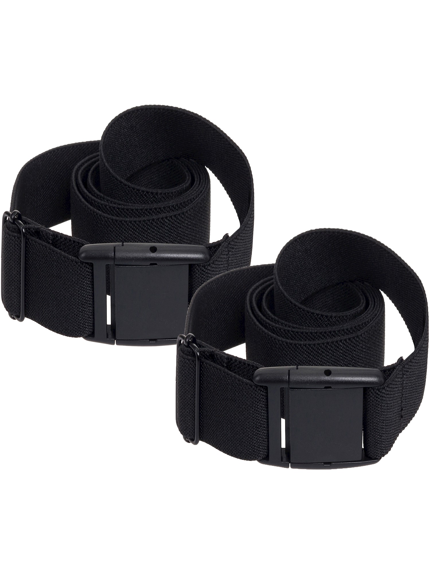 Silver Lilly Silver Lilly Adjustable Elastic No Show Flat Buckle Stretch Belt 2 Pack Walmart