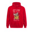 thumbnail image 3 of Sudadera con capucha de manga larga para niños, diseño de rata, solo una chica que ama las ratas, regalo divertido y lindo para mascotas, sudaderas con capucha ajustadas de nuevo diseño, 3 of 5