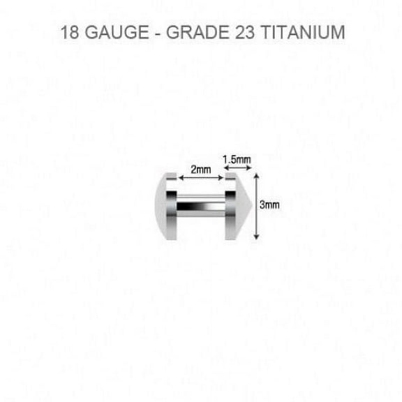 Disc Top Titanium Skin Diver Dermal Anchor Piercing Jewelry