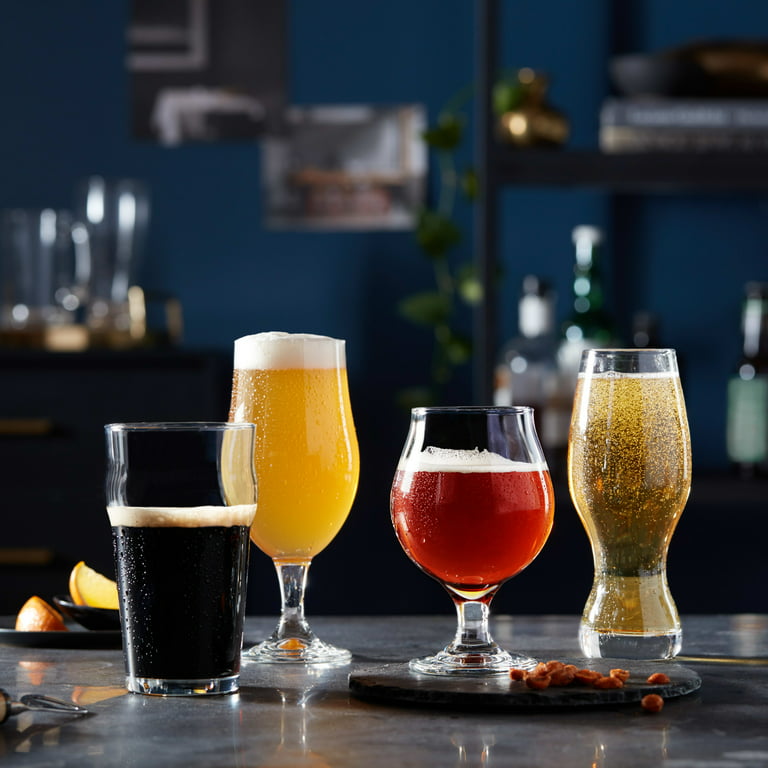Libbey Craft Brews Belgian Ale Beer Glasses, 16.5-Ounce, Set of 6