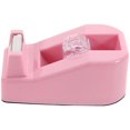 thumbnail image 1 of Adhesive Tape Holder Plastic Tape Dispenser Compact Design for Home Office Use Pink 1Pcs, 1 of 5