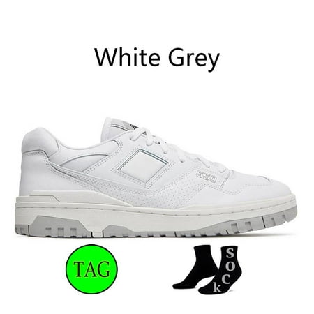 

New running shoes nb N550 550s Rich Paul Sea Salt Black White Green Grey Silver Syracuse Cream Black UNC bb550 550 Designer trainer Sport Sneakers