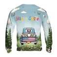 thumbnail image 2 of Happy Easter Boston Terrier American Flag Truck Bunny Ears All Over Print 3D Sweatshirt Unisex Merch Gentleman Dog Lover Gifts - 03001, 2 of 6