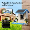 thumbnail image 3 of Smart Bird Feeder with Camera - Solar Powered Wireless Video Bird Cam Live 4MP 2.5K Full HD Two-Way Audio APP Control Instant Notification AI Identify 11000+ Birds Watching Camera Include 64GB Card, 3 of 11