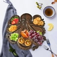 thumbnail image 3 of Handcrafted Octopus Decorative Serving Tray – Spooky Halloween Centerpiece for Charcuterie & Candy Display (Large), 3 of 5