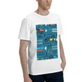 thumbnail image 2 of Bingfone Construction Trucks Men'S Loose Fit Short-Sleeve Pocket T-Shirt, 2 of 7