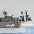 thumbnail image 2 of Figura de caballo,Figura de caballo Escultura animal coleccionable,Figura de elefante,Figuras de elefantes,estatuas,adornos de animales,Escultura coleccionable para dormitorio,decoración del, 2 of 8