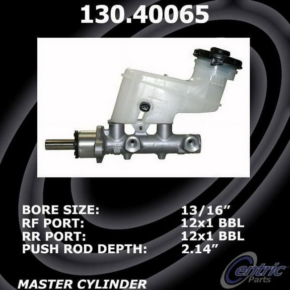 CENTRIC PARTS - MASTER CYLINDER Fits select: 2006-2008 ACURA TSX
