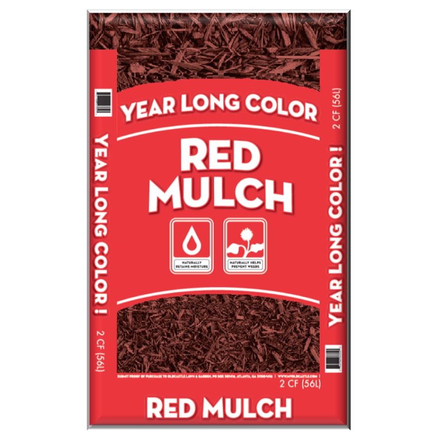 Year Long Color Red Mulch, 2 Cu. Ft.