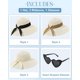 thumbnail image 2 of Sun Hats for Women - Oversize Large Straw Beach Hat for Summer Floppy Wide Brim Packable Foldable Roll Up UPF 50+, 2 of 5
